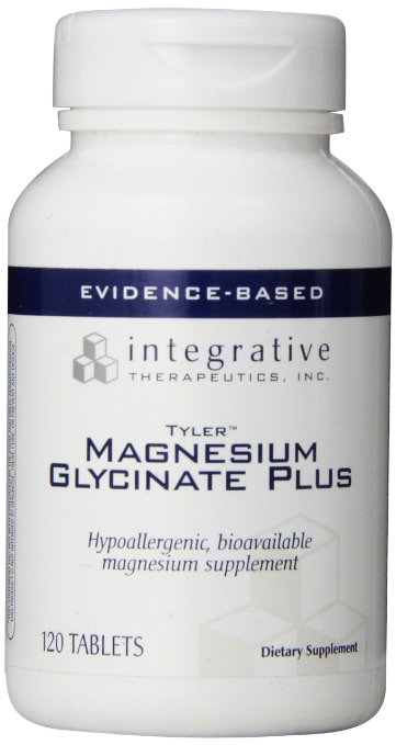 Integrative Therapeutics - Magnesium Glycinate Plus - Well-Tolerated, Bioavailable Magnesium Supplement - 120 Tablets