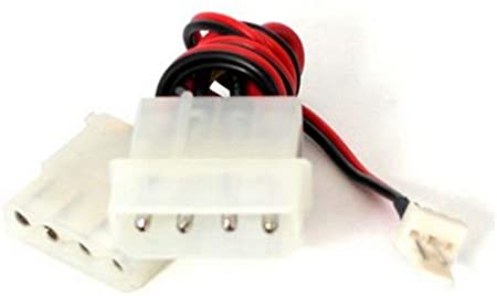 StarTech.com 12in Fan Adapter - TX3 to 2X LP4 Power Y Splitter Cable (CPUFANADAPT)