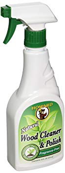 Howard WC0012 Natural Wood Cleaner and Polish, 16-Ounce, Fragrance-Free