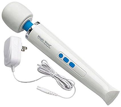 Great for Valentine's Day - New Rechargeable Magic Wand Original Premium Body Wand Massager   Includes a Free Earthly Body Hemp Miracle Oil 1oz