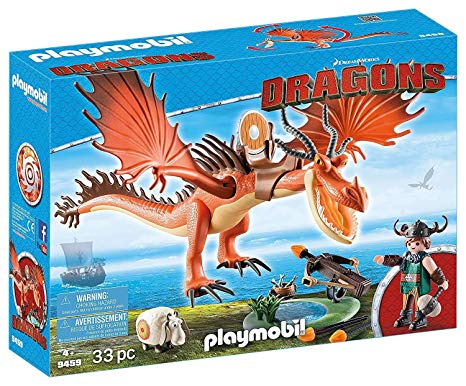 PLAYMOBIL How to Train Your Dragon Snotlout with Hookfang