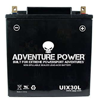UPG UIX30L Adventure Power Power Sport AGM Series Sealed AGM Battery