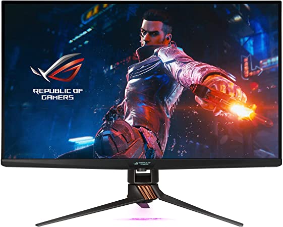 ASUS ROG Swift 32” 4K HDR 144Hz DSC Gaming Monitor (PG32UQX) - UHD (3840 x 2160), Mini-LED IPS, G-SYNC Ultimate, Local dimming, Quantum Dot Technology, DisplayHDR 1400, Eye Care, DisplayPort, HDMI