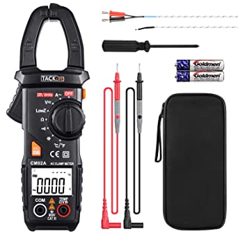 Tacklife CM02A Advanced Non-Contact Voltage Multimeter Probe (NCV), True RMS, 6000Â Counts, Temperature, AC Voltage, AC/DC Voltage, Resistance, Electrical Capacity Test