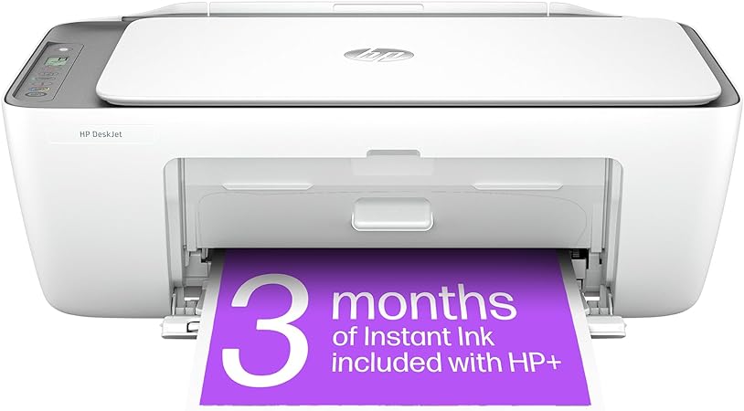 HP DeskJet 2820e All in One Printer | Perfect for Home | Colour | Wireless | Print, Scan & Copy | 3 Months of Instant Ink Included Easy Setup & Reliable Wi-Fi| Cement