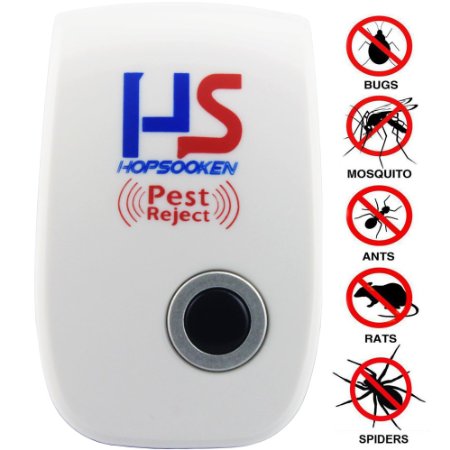 Ultrasonic Pest Repeller - Electronic Pest Control - Best Indoor for Rodents,Mouse,Insects, Fleas Mice,Cockroach, Rats, Ants, Spiders - Roach Killer Repellent with No Messy Cleanup