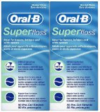 Oral B Super Floss Pre-Cut Strands-50 ct 2 pk