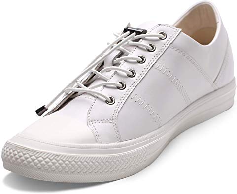 CHAMARIPA Men's Invisible Height Increasing Elevator Shoes-Sneakers Genuine Leather Casual Shoes-2.36 Inches Taller H81C89K013D