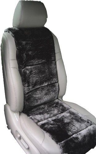 Aegis cover Luxury Australian sheepskin semi custom black seat cover vest one piece