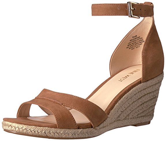 Nine West Women's Jabrina Suede Wedge Sandal