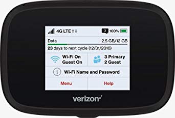 Novatel Verizon Wireless Jetpack 7730L 4G LTE Includes JPO Car Bullet charger head (Certified Refurbished)