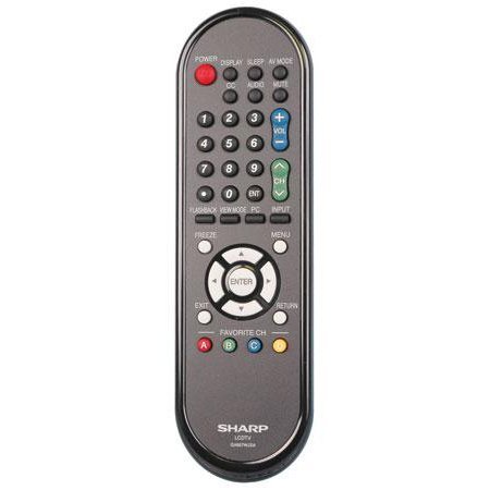 OEM Sharp Remote Control: LC32SB21U, LC32SB220U, LC32SB23U, LC32SB24U, LC32SB27U, LC32SB27UT, LC-32SB21U, LC-32SB220U, LC-32SB23U, LC-32SB24U, LC-32SB27U, LC-32SB27UT