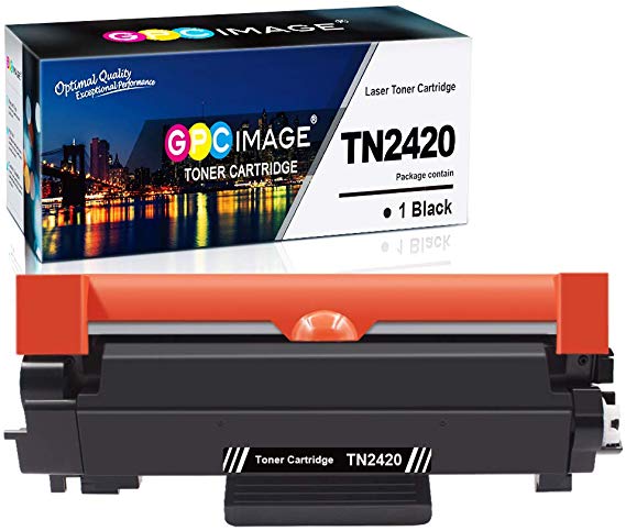 GPC Image TN2420 TN-2420 Compatible Toner cartridges Replacement for TN2410 TN-2410 for Brother HL-L2350DW MFC-L2710DW DCP-L2510D DCP-L2530DW HL-L2375DW HL-L2370DN L2310D MFC-L2730DW (Black, 1-Pack)