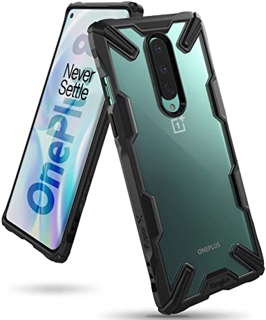 Ringke Fusion X Case Designed for OnePlus 8 - Black