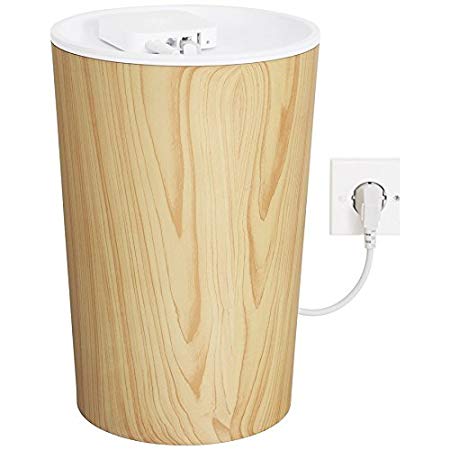 Bluelounge CableBin - Cord and Cable Organizer- Flame Retardant Plastic - Light Wood Look