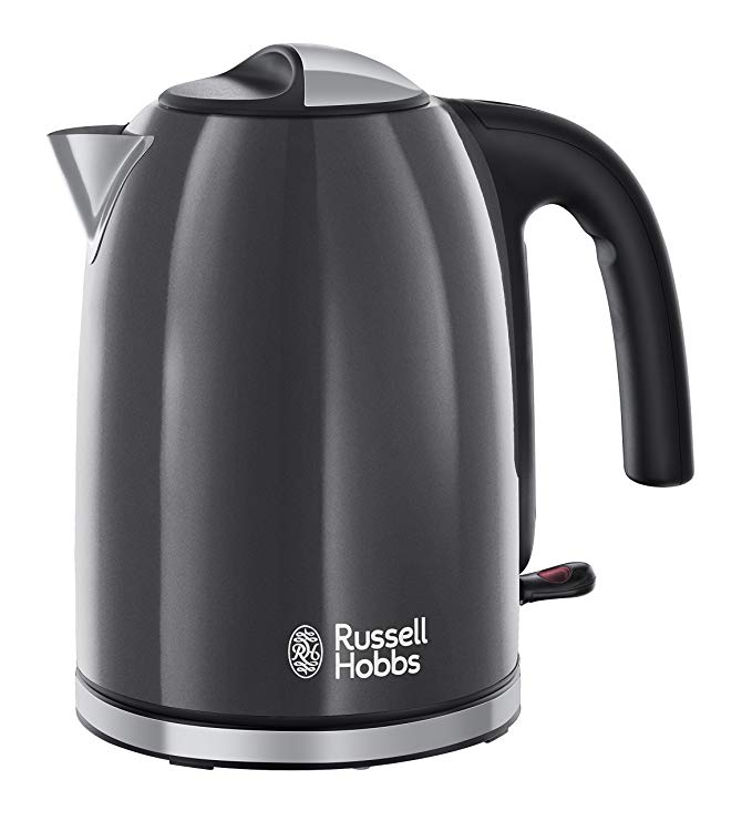 Russell Hobbs Colour Plus Kettle 20414, 3000 W, 1.7 L - Grey