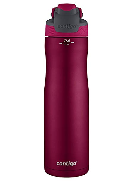 Contigo AUTOSEAL Chill Stainless Steel Water Bottle, 24 oz, Very Berry