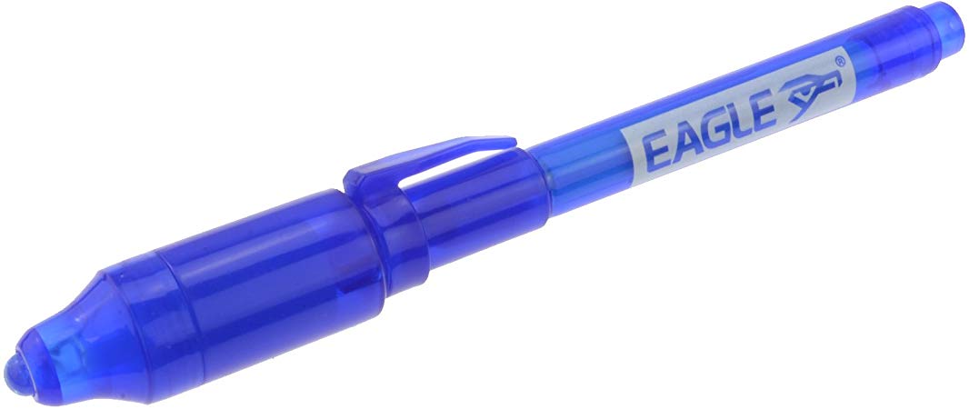kenable Security Marker Pen for Propety with UV Light for Forged Fake Money