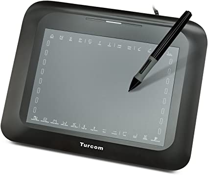 Turcom 8 " x 6 " Graphic Drawing Tablet, Black