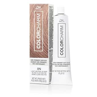 COLORCHARM Demi Permanent Hair Color, Hair Dye for Gray Hair Coverage, Adds Gloss, 2 oz