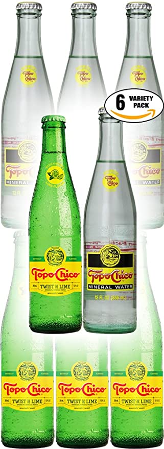 Topo Chico, 12oz Glass Bottle (Mineral Water/Twist of Lime)
