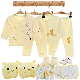 16PCS Newborn Girl Boy Clothes Baby Gifts Coming Home Outfits Essentials Stuff