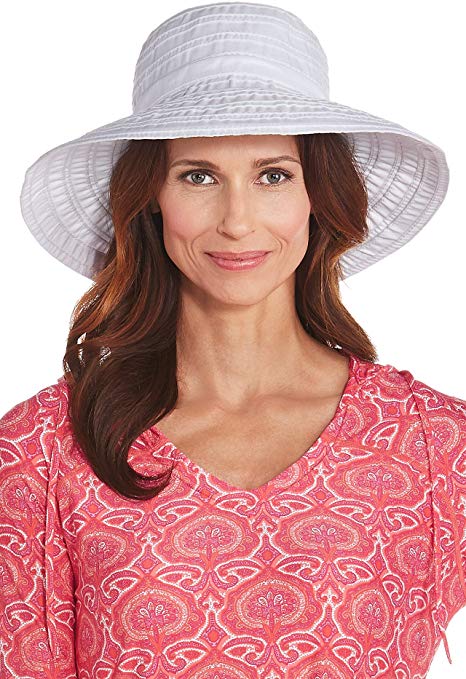 Coolibar UPF 50  Women's Ingrid Ribbon Hat - Sun Protective