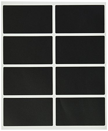 96 Pack of SuperChalks Chalkboard Labels   4 SuperChalks 3mm Fine Tip Pens - Perfect for labeling Jars