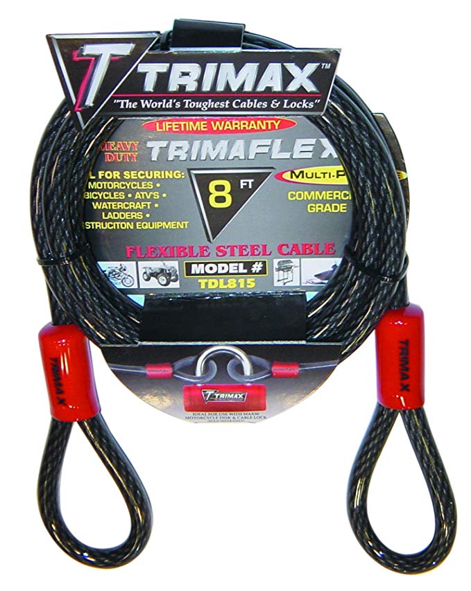 Trimax TDL815 Trimaflex 8' X 15mm Dual Loop Multi-Use Cable