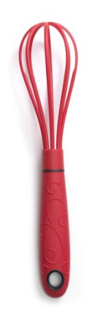 Norpro 1699 Grip-EZ 8-Inch Whisk, Mini, Red