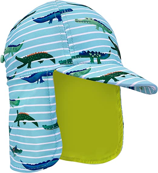 Gifts Treat Kids Legionnaires Hat, UPF 50  Sun Protection Swim Cap Flap Hat for Kids, Quick Drying Boys Sun Hat with Neck Protection for Beach Seaside Pool