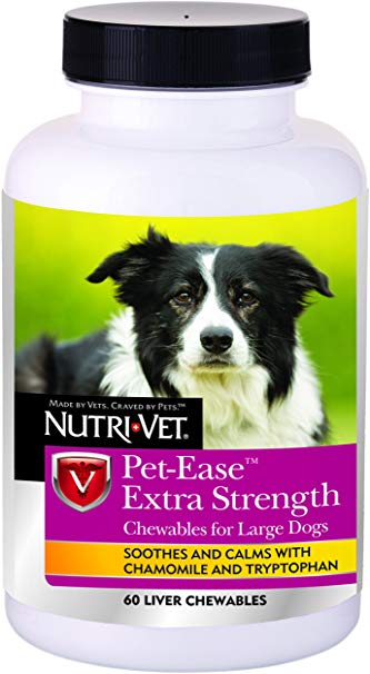 Nutri-Vet Wellness Pet-Ease Extra Strength Chewables, 60 Count