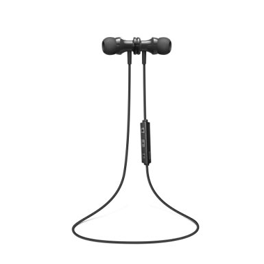 NMPB S2 Bluetooth Headphones Wireless Headset Noise Cancelling Sweatproof Earbuds with Mic-Gray