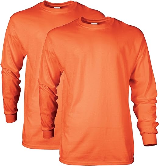 Gildan Adult Ultra Cotton Long Sleeve T-Shirt, Style G2400, Multipack