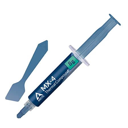 ARCTIC MX-4 (incl. Spatula, 8 g) Premium Performance Thermal Paste for All Processors (CPU, GPU - PC, PS4, Xbox), Very high Thermal Conductivity, Long Durability, Safe Application, Non-Conductive