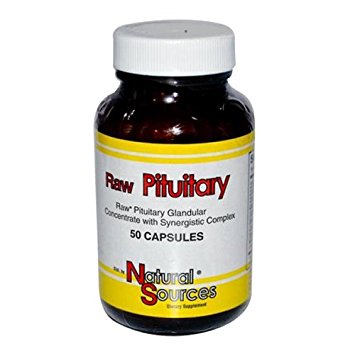 Natural Sources Raw Pituitary Capsules, 50 Count
