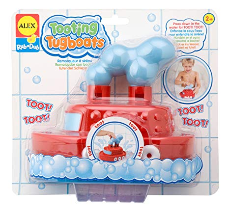Alex Rub A Dub Tooting Tugboat Bath Toy