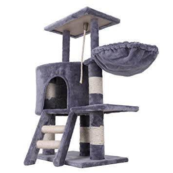 Confidence Pet Deluxe Cat Tree Grey