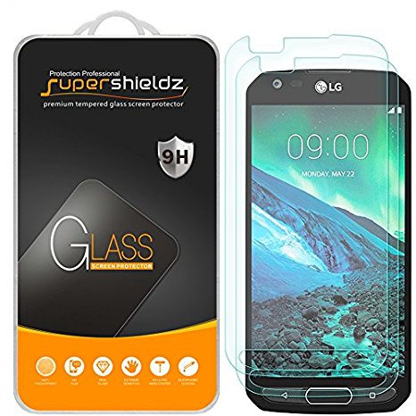 [2-Pack] Supershieldz for LG X Venture Tempered Glass Screen Protector, Anti-Scratch, Anti-Fingerprint, Bubble Free, Lifetime Replacement Warranty