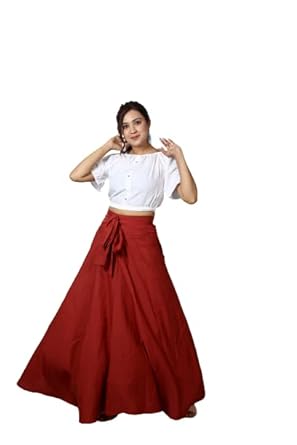 Ameeha Stylish Women's Top with Long Skirt Set
