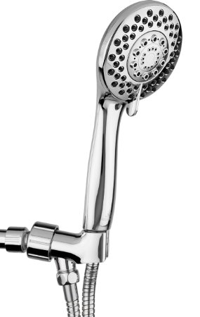 AquaBliss Luxury Handheld Shower Head Set - Lightweight Hand Shower has 5 Relaxing Rainfall and Massage Settings Bring a Spa Experience to Your Home 65-ft Ultra-Flexible Hose Is Perfect for Seniors Kids and Pets Too
