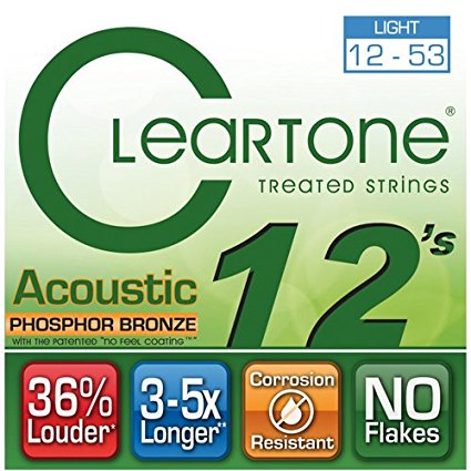 Cleartone Acoustic.012-.053 Light Strings