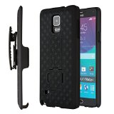 Note 5 Case Moona Shell Holster Combo Case for Samsung Note 5 with Kick-Stand and Belt Clip - Note 5 Belt Clip Case Note 5 Holster Case Note 5 Thin Case