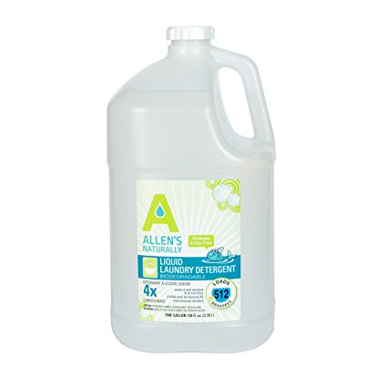 Allens Naturally Liquid Soap Laundry Detergent 1 Gallon/ 128 fl oz/ 3.78 Liters