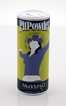Pit Powder Deodorant By Muddy H2O - The Sweat Without the Stink! Made in the USA By Women Who Care