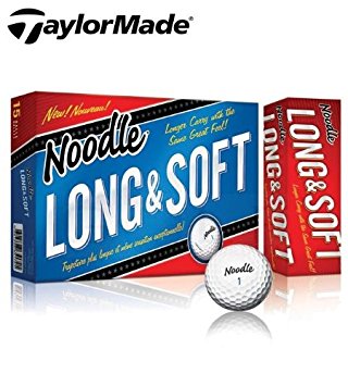TaylorMade Noodle Long & Soft Golf Ball, 15-Ball Pack