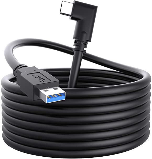 Oculus Quest Link Cable 16ft(5m), Yoobao Type C Cable USB 3.2 High Speed Data Transfer & Fast Charging Compatible with Oculus Quest VR Headset and Gaming PC