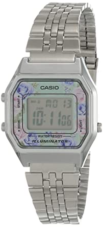 Casio Vintage Series Digital Silver Dial Unisex-Adult Watch-D203