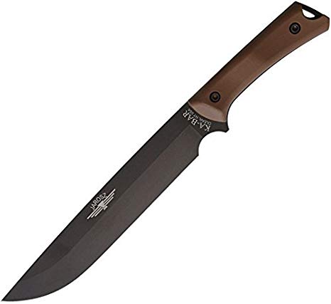 KA-BAR Jarosz Choppa Knife, Black/Brown