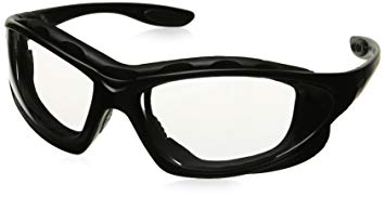 Uvex S0600X Seismic Safety Eyewear, Black Frame, Clear Uvextra Anti-Fog Lens/Headband